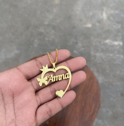 Gold-Plated Customized Name Necklaces