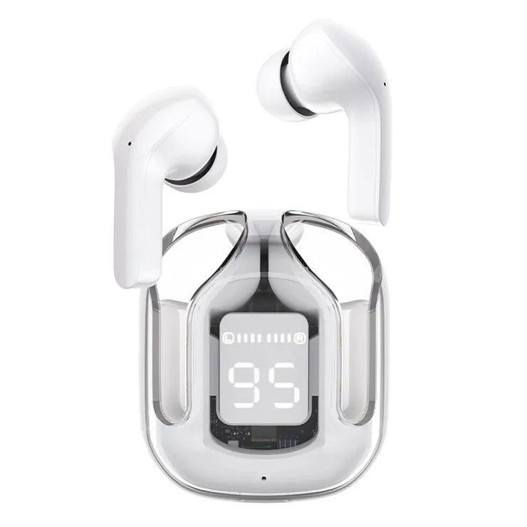 Royal Air31 Transparent Wireless Earbuds: Crystal Clear Bluetooth 5.3"