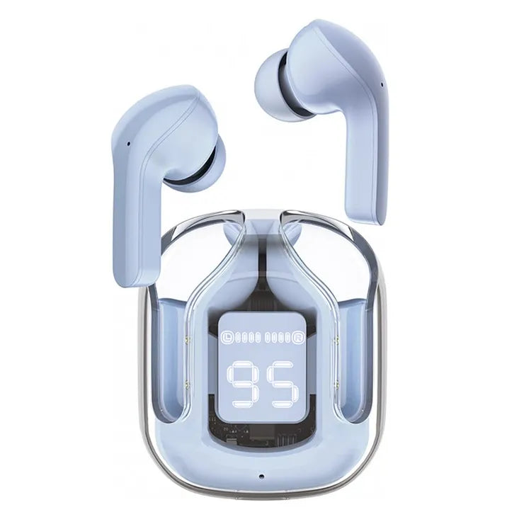 Royal Air31 Transparent Wireless Earbuds: Crystal Clear Bluetooth 5.3"