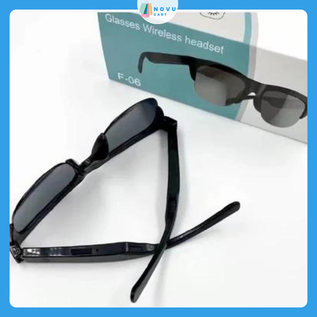 Bluetooth Sunglasses: Fashionable Anti-Blue Light Smart Glasses with Touch Control and Dual Speakers