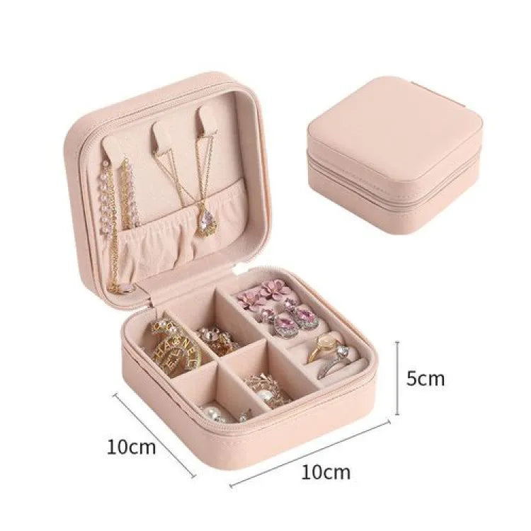 Leather Jewellery Organizer Box