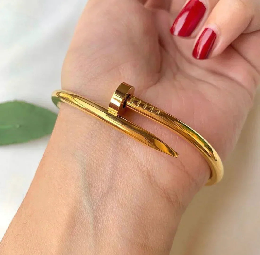 Cartier Nail And Love Bangle With Tennis And Red Clover Bracelet