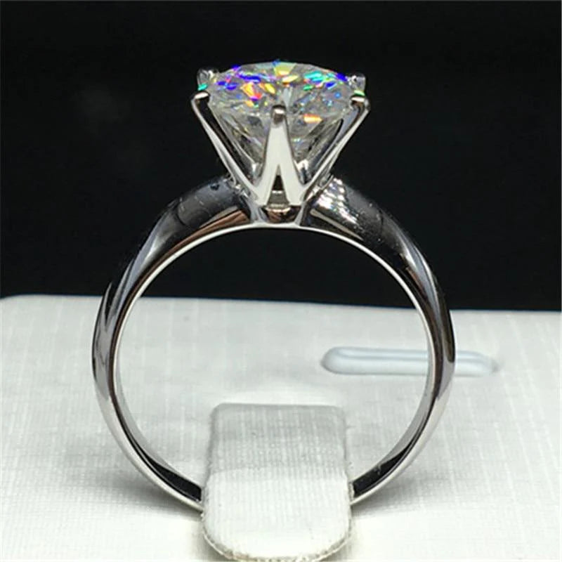 Adjustable Stainless Steel Diamond Ring